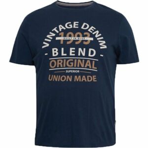 BLEND TEE REGULAR FIT Pánske tričko, tmavo modrá, veľkosť XL