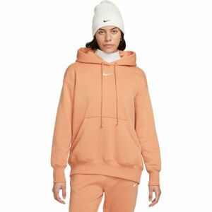 Nike NSW PHNX FLC OS PO HOODIE Dámska mikina, oranžová, veľkosť S