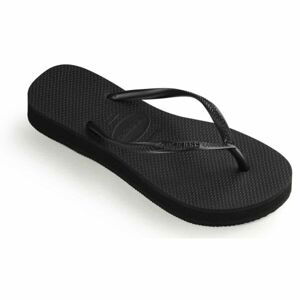 HAVAIANAS SLIM FLAT FORM Dámske žabky, čierna, veľkosť 37/38