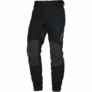 Northfinder MILTON Pánske softshellové nohavice, čierna, veľkosť L