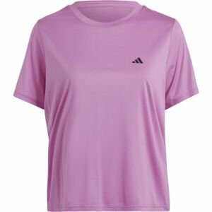 adidas MINIMAL T PS Dámske športové tričko plus size, ružová, veľkosť 1x