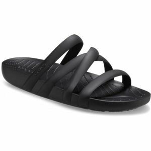 Crocs SPLASH STRAPPY Dámske šľapky, čierna, veľkosť 41/42