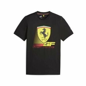 Puma FERRARI RACE Pánske tričko, čierna, veľkosť XL