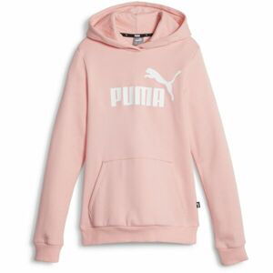 Puma ESS LOGO HOODIE FL G Dievčenská mikina, ružová, veľkosť 140