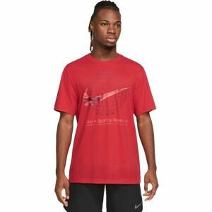 Nike DF TEE WC2 Pánske tričko, červená, veľkosť 2XL