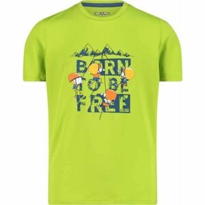 CMP T-SHIRT KID Chlapčenské tričko, svetlo zelená, veľkosť 128