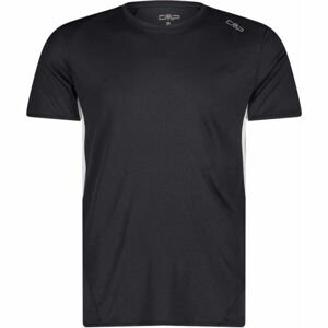 CMP MAN T-SHIRT Pánske cyklistické tričko, čierna, veľkosť 48