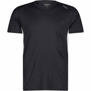 CMP MAN T-SHIRT Pánske cyklistické tričko, čierna, veľkosť 54