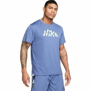Nike DF UV S72 MILER SS Pánske tričko, svetlomodrá, veľkosť M