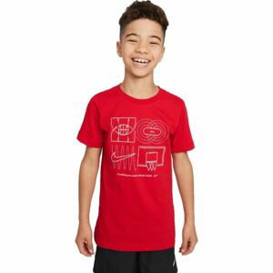 Nike DF TEE CULTURE OF BBALL Chlapčenské tričko, červená, veľkosť S