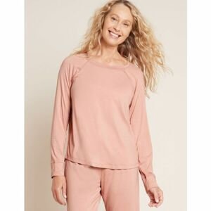 BOODY GOODNIGHT RAGLAN SLEEP TOP Dámske pyžamové tričko, ružová, veľkosť XL