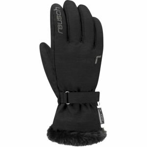 Reusch LUNA R-TEX XT Dámske lyžiarske rukavice, čierna, veľkosť 8.5