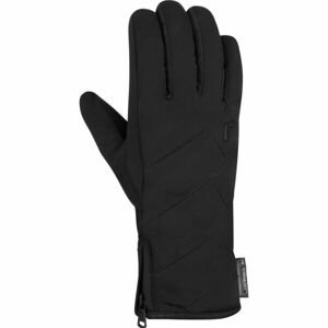 Reusch LOREDANA STORMBLOXX TOUCH-TEC Dámske lyžiarske rukavice, čierna, veľkosť 6.5