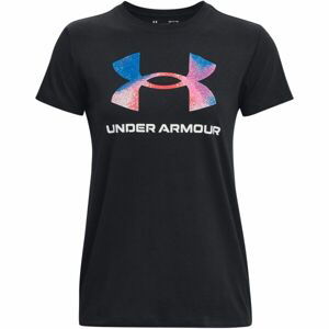 Under Armour LIVE SPORTSTYLE GRAPHIC SS Dámske tričko, čierna, veľkosť S