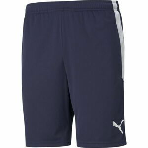 Puma TEAM LIGA TRAINING SHORTS Pánske futbalové kraťasy, tmavo modrá, veľkosť XL