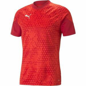 Puma TEAMCUP TRAINING JERSEY Pánsky dres, červená, veľkosť S