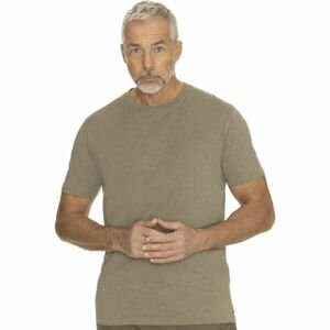 BUSHMAN BORNO Pánske tričko, béžová, veľkosť XL