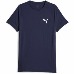 Puma EVOSTRIPE TEE Pánske tričko, modrá, veľkosť XS