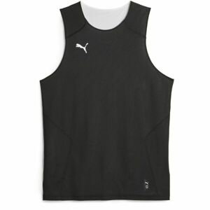 Puma HOOPS TEAM REVERSE PRACTICE JERSEY Pánsky basketbalový dres, čierna, veľkosť XXXL