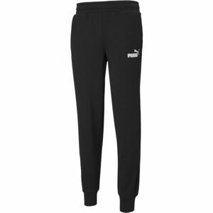 Puma ESS + 2 COL LOGO PANTS FL B Chlapčenské tepláky, čierna, veľkosť L