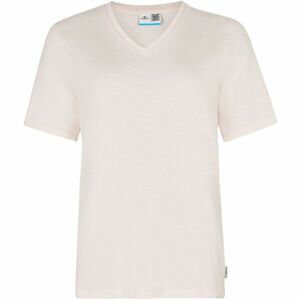O'Neill ESSENTIALS V-NECK T-SHIRT Dámske tričko, ružová, veľkosť XS