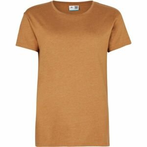 O'Neill ESSENTIALS T-SHIRT Dámske tričko, hnedá, veľkosť L