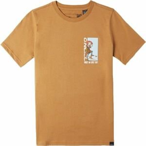 O'Neill LIZARD Chlapčenské tričko, hnedá, veľkosť 128