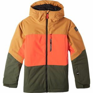 O'Neill CARBONITE Chlapčenská lyžiarska/snowboardová bunda, oranžová, veľkosť 164
