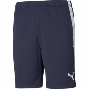 Puma TEAM LIGA TRAINING SHORTS Pánske futbalové kraťasy, tmavo modrá, veľkosť XXL