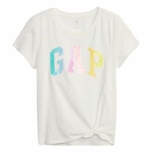 GAP V-FEB SS ELV LOGO Dievčenské tričko, biela, veľkosť