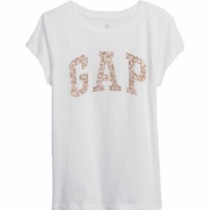 GAP V-FR SS VALUE LOGO TEE Dievčenské tričko, biela, veľkosť L