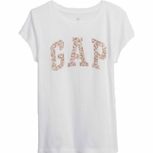 GAP V-FR SS VALUE LOGO TEE Dievčenské tričko, biela, veľkosť XXL