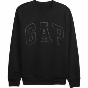 GAP V-LW DB FLEECE Pánska mikina, čierna, veľkosť