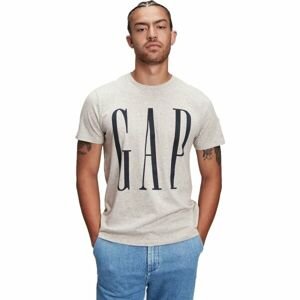 GAP V-SS CORP LOGO T Pánske tričko, sivá, veľkosť L