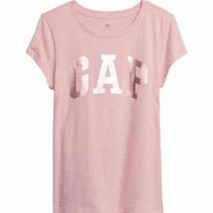 GAP V-FR SS VALUE LOGO TEE Dievčenské tričko, ružová, veľkosť XS
