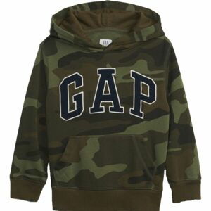 GAP V-FRC FT NEW CAMPUS LOGO HOOD CAMO Chlapčenská mikina, khaki, veľkosť