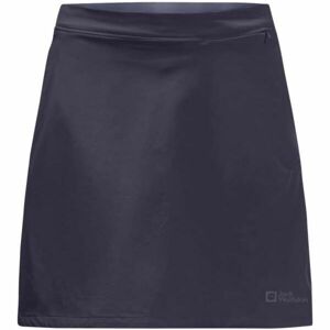 Jack Wolfskin HILLTOP TRAIL SKORT W Dámska softshellová sukňa, tmavo sivá, veľkosť