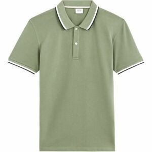 CELIO DECOLRAYEB Pánske polo tričko, khaki, veľkosť