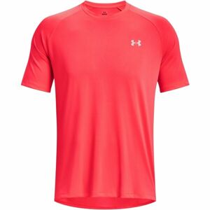 Under Armour TECH REFLECTIVE SS Pánske tričko, oranžová, veľkosť L