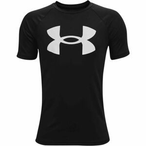 Under Armour TECH BIG LOGO SS Chlapčenské tričko, čierna, veľkosť S