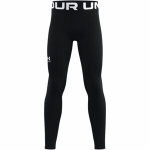 Under Armour COLDGEAR® LEGGINS Chlapčenské legíny, čierna, veľkosť L