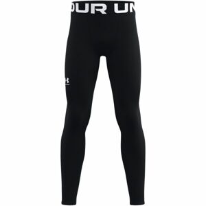 Under Armour COLDGEAR® LEGGINS Chlapčenské legíny, čierna, veľkosť S