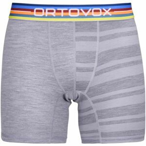 ORTOVOX 185 ROCK'N'WOOL BOXER M Pánske spodky, sivá, veľkosť