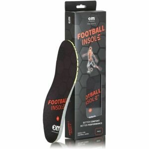 ORTHOMOVEMENT UPGRADE FOOTBALL INSOLE Vložky do obuvi, čierna, veľkosť 40