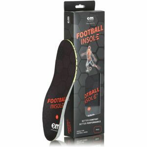 ORTHOMOVEMENT UPGRADE FOOTBALL INSOLE Vložky do obuvi, čierna, veľkosť 42