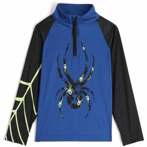 Spyder BUG 1/2 ZIP Chlapčenský lyžiarsky rolák, modrá, veľkosť 6