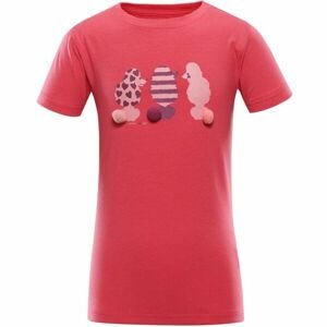 NAX POLEFO Detské tričko, ružová, veľkosť 104-110