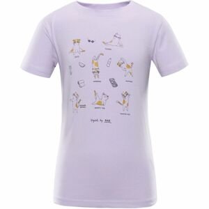 NAX POLEFO Detské tričko, fialová, veľkosť 116-122