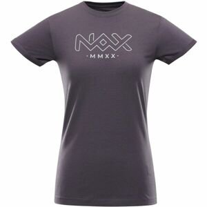 NAX JULEPA Dámske tričko, tmavo sivá, veľkosť M