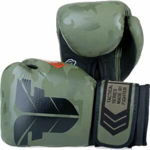 Fighter TACTICAL 10 OZ Boxerské rukavice, tmavo zelená, veľkosť 10 OZ